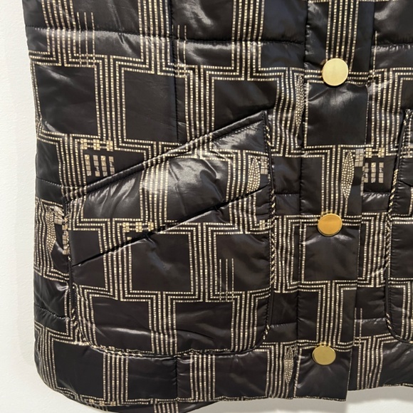 Tory Burch Brown Geometric Design Vest - M - Picture 5 of 7